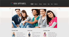 Desktop Screenshot of kmapparel.com